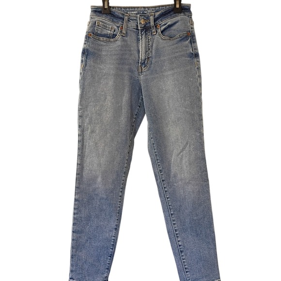Old Navy Denim - Old Navy Jeans Women's Size 0 O.G. Straight High Rise Ultra Stretch Blue Denim